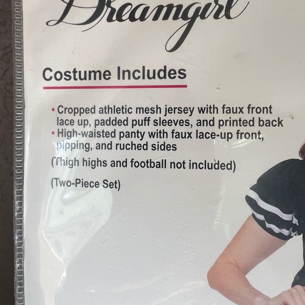 Dreamgirl Black and White Costume Set - Picture 2 of 5